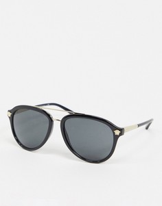 Солнцезащитные очки-авиаторы Versace 0VE4341-Черный