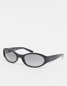 Черные круглые солнцезащитные очки Vogue x Millie Bobby Brown-Черный