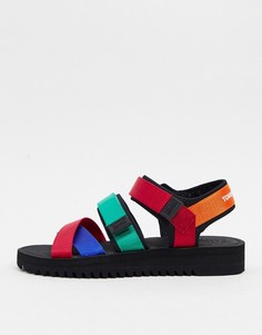 Разноцветные сандалии с логотипом Tommy Jeans-Мульти