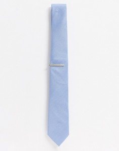 Голубой галстук и зажим для галстука Topman-Мульти