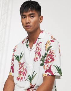 Белая рубашка с гавайским цветочным принтом Carhartt WIP-Белый