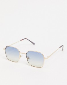 Золотистые солнцезащитные очки River Island-Золотой