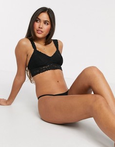 Черный бралетт Aerie