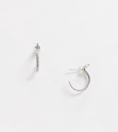 Серебряные серьги-кольца в виде змеи Regal Rose-Серебряный