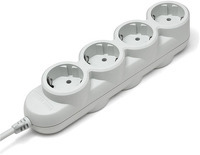 Удлинитель Power Cube PC-Y-6-43-5, 7 розеток, 5 м, серый