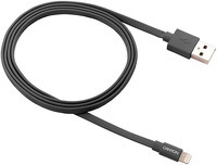 Кабель Canyon USB-Lightning, 1 м, темно-серый (CNS-MFIC2DG)