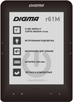 Электронная книга Digma R61M Black