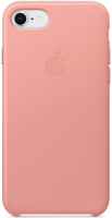 Чехол Apple Leather Case для iPhone 8/7 Soft Pink (MRG62ZM/A)
