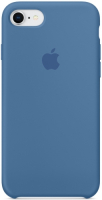 Чехол Apple Silicone Case для iPhone 8/7 Denim Blue (MRFR2ZM/A)