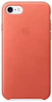 Чехол Apple Leather Case для iPhone 7 Geranium (MQ5F2ZM/A)