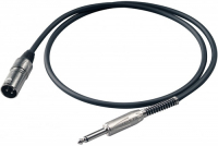 Микрофонный кабель PROEL Jack6.3/XLR, 3 м (BULK220LU3)