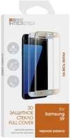 Защитное стекло с рамкой 3D InterStep для Samsung S9, черная рамка (IS-TG-SAMS93DBL-000B202)