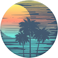 Кольцо-держатель Popsockets Pakwan Sunset Ocean (101128)