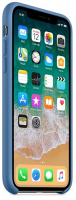 Чехол Apple Silicone Case для iPhone X Denim Blue (MRG22ZM/A)