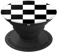Кольцо-держатель Popsockets Checker Black (800155)