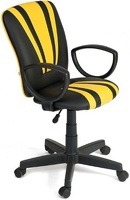 Кресло Tetchair Spectrum, черный/желтый
