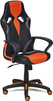 Кресло Tetchair Runner, черный/оранжевый