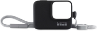Силиконовый чехол с ремешком GoPro Black (ACSST-001)