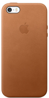 Чехол Apple Leather Case для iPhone SE Saddle Brown (MNYW2ZM/A)