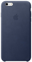 Чехол Apple Leather Case для iPhone 6 Plus/6S Plus Midnight Blue (MKXD2ZM/A)