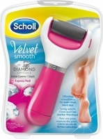 Электрическая роликовая пилка для ног Scholl Velvet Smooth Diamond Crystal Pink