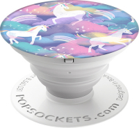 Кольцо-держатель Popsockets Unicorns In The Air Light Blue (800087)