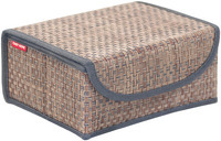Коробка для хранения с крышкой Casy Home 23х17х10 см, коричневый/синий (BO-051)