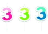 Свеча для торта Tescoma Delicia Kids Тройка 630973