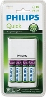 Зарядное устройство Philips Quick Charger SCB2491WB/12 + 4AA RTUx2000mAh