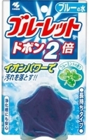 Таблетка для бачка унитаза Kobayashi Bluelet мята, с окрашиванием воды (32980)