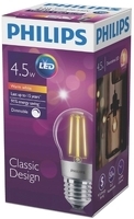 Светодиодная лампа Philips LEDClassic 5-50W P45 E27 WW CL D APR