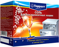 Соль для посудомоечных машин Topperr 1,5 кг, гранулированная, 3309