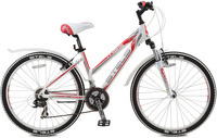 Велосипед Stels Miss-6100 V 26" V010 (2016), рама 19.5", белый/серый/красный (LU065896)