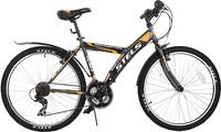 Велосипед Stels Navigator-530 V 26" V010 (2016), рама 18", серый/черный/оранжевый (LU066847)