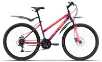 Горный велосипед Black One Alta 26 D (2017), рама 18", фиолетовый/розовый (H000006665)