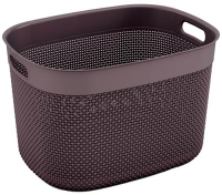 Корзина для белья KIS Filo Basket XL, 30 л Grey/Brown (67150000843)