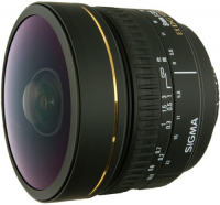 Объектив Sigma 8mm F3.5 EX DG Fisheye Canon