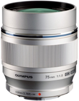 Объектив Olympus M.Zuiko Digital ED 75mm 1:1.8 Silver