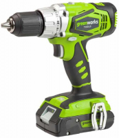Аккумуляторная дрель-шуруповерт Greenworks G24DD (3701507)