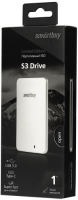 Твердотельный накопитель Smartbuy S3 Drive 1TB White (SB1024GB-S3DW-18SU30)