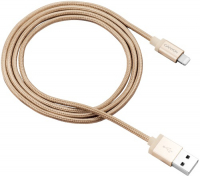 Кабель Canyon Lightning-USB 2.0 MFI 1 м, Gold (CNS-MFIC3GO)