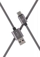 Кабель Elray USB/Type-C 2 м Grey (AC20MBC20GR)