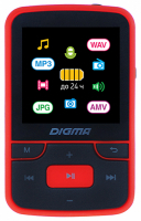 MP3-плеер Digma T4 Black/Red