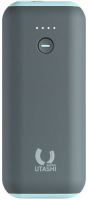 Внешний аккумулятор Utashi A 5000 Grey/Light Blue (SBPB-725)