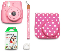 Фотоаппарат моментальной печати Fujifilm Instax Mini 9 Pink (Blue Star Set)