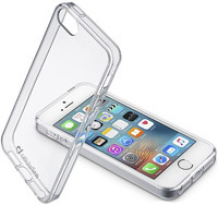 Чехол Cellular Line Clear Duo для Apple iPhone SE/5S/5, прозрачный (CLEARDUOIPH5T)