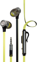 Наушники с микрофоном InterStep BWhite Yellow (IS-HF-BWHITEYEL-000B203)