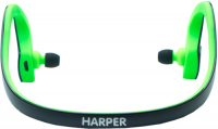Беспроводные наушники с микрофоном Harper HB-300 Black/Green