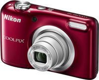 Цифровой фотоаппарат Nikon Coolpix A10 Red (VNA982E1)