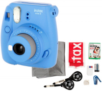 Фотоаппарат моментальной печати Fujifilm instax Mini 9 Blue (Cobalt Set Champion)